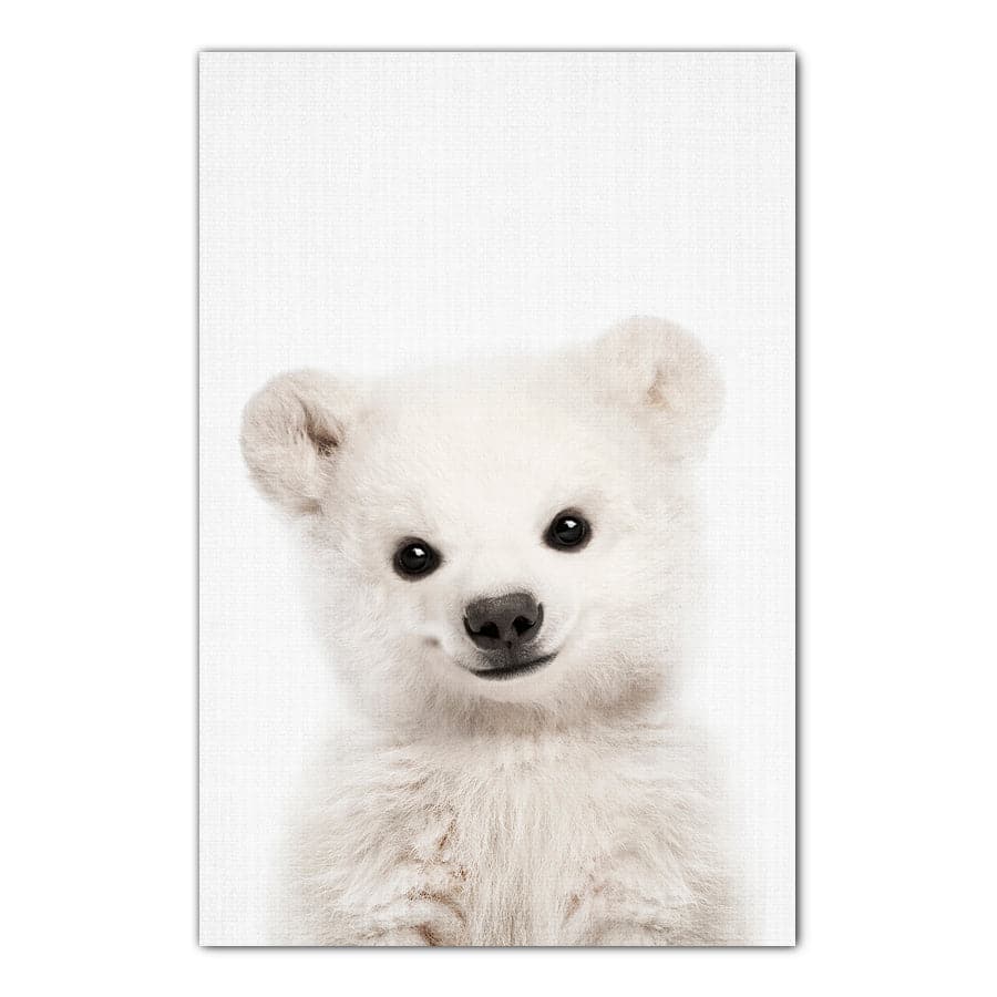 Peekaboo Polar Bear by Lola Peacock