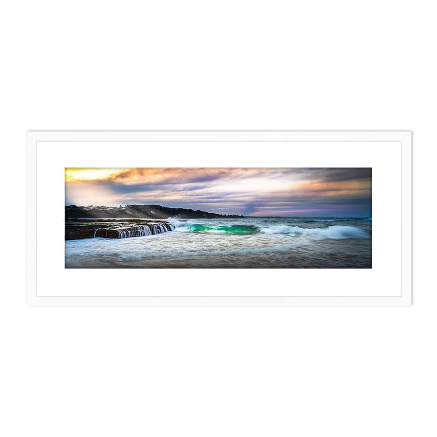 Norah Head Sunlit Wave by Andrew Smith