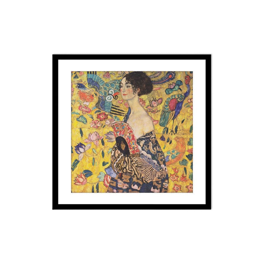 Lady with Fan by Gustav Klimt