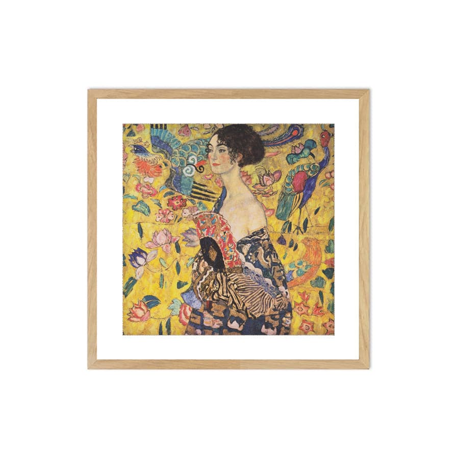 Lady with Fan by Gustav Klimt