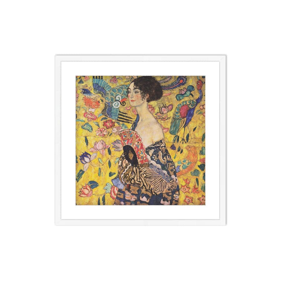 Lady with Fan by Gustav Klimt