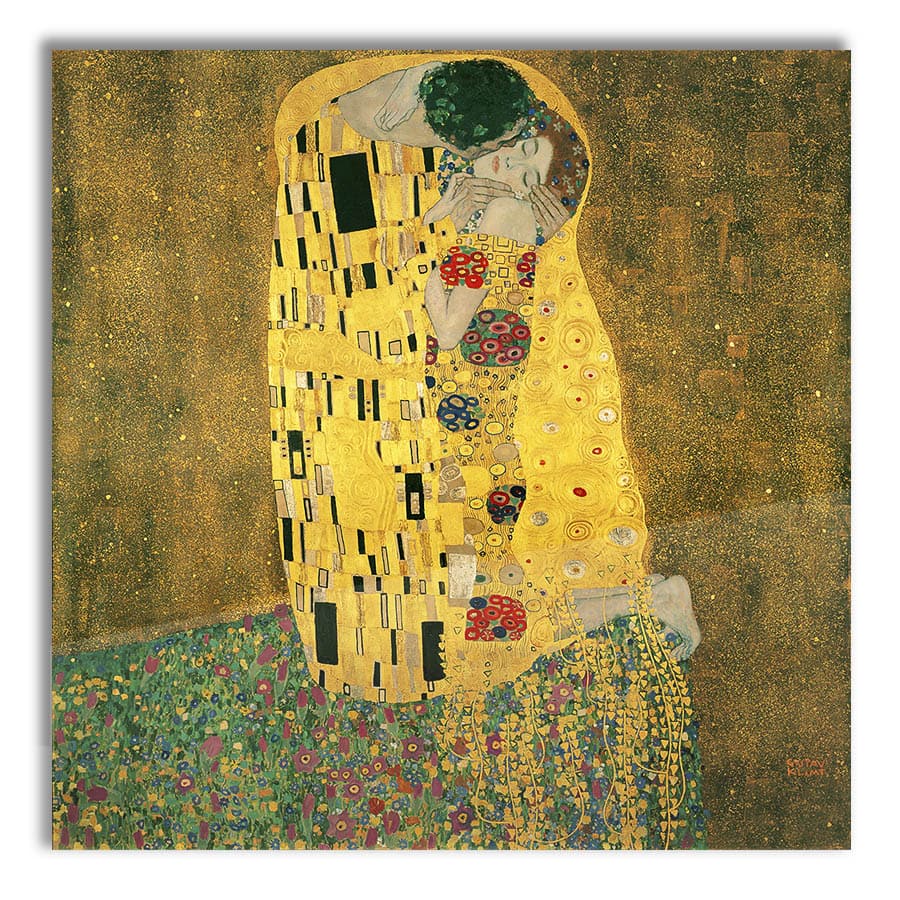 The Kiss by Gustav Klimt