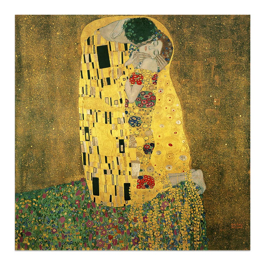 The Kiss by Gustav Klimt