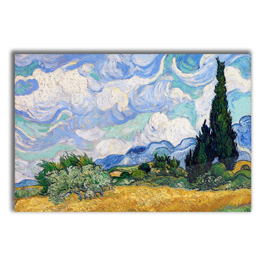 Wheat Field with Cypresses by Vincent Van Gogh