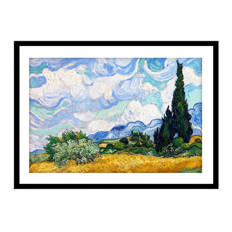 Wheat Field with Cypresses by Vincent Van Gogh