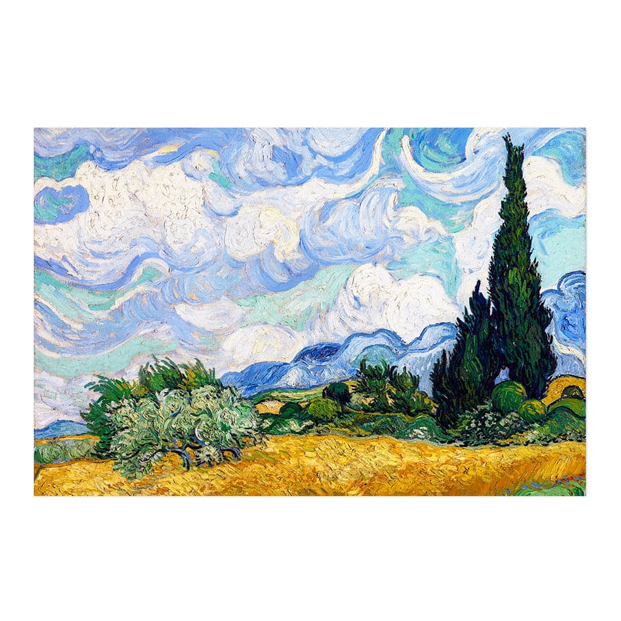 Wheat Field with Cypresses by Vincent Van Gogh