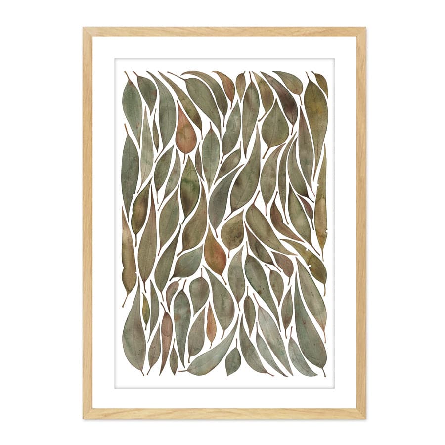 Gathered Gum Leaves by Natalie Ryan