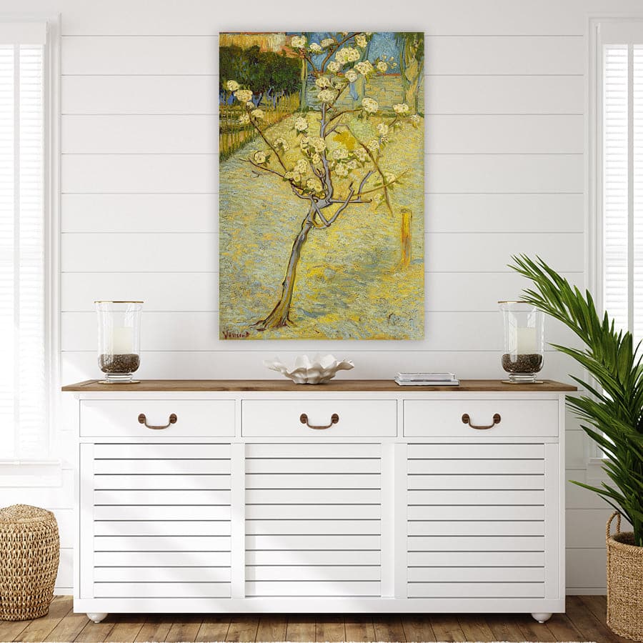 Small Pear Tree in Blossom by Vincent Van Gogh