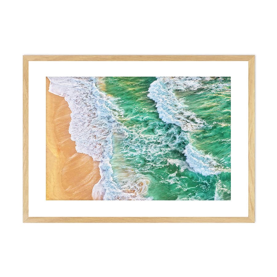Morning Waves III, Shelly beach by Beata Young