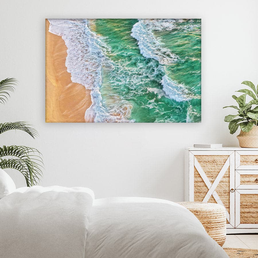 Morning Waves III, Shelly beach by Beata Young