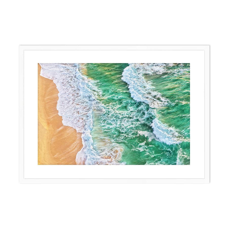 Morning Waves III, Shelly beach by Beata Young