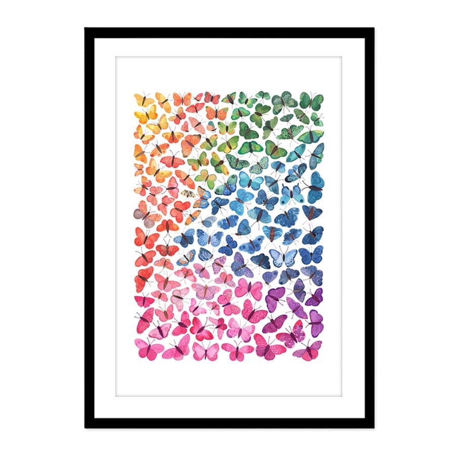 Ombre Butterflies by Natalie Ryan