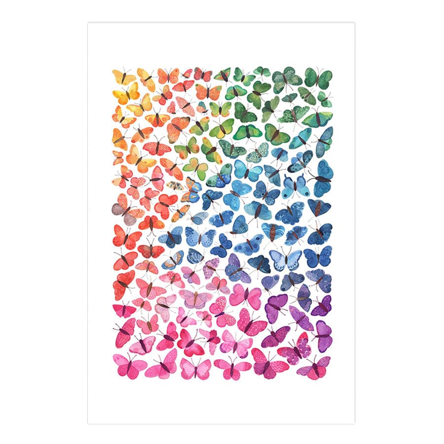 Ombre Butterflies by Natalie Ryan