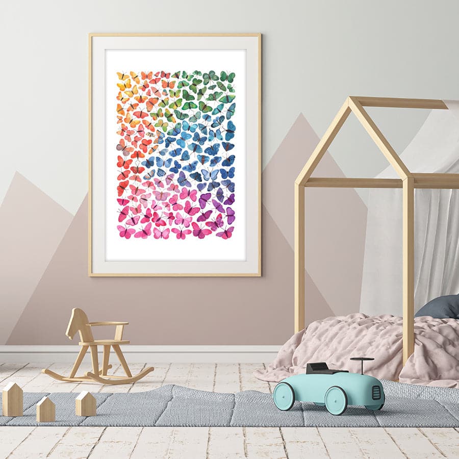 Ombre Butterflies by Natalie Ryan