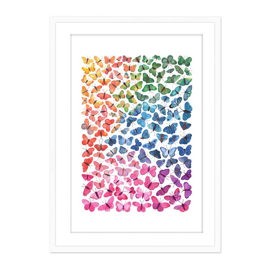 Ombre Butterflies by Natalie Ryan