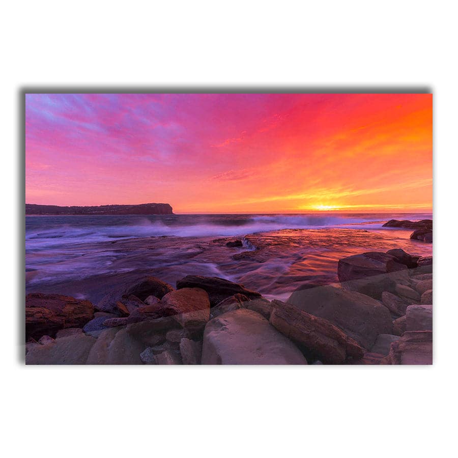 Fiery Macmasters Beach Sunrise by TC Nguyen
