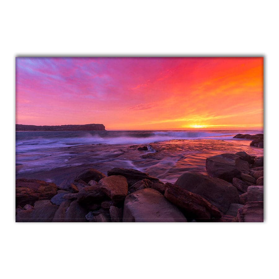 Fiery Macmasters Beach Sunrise by TC Nguyen