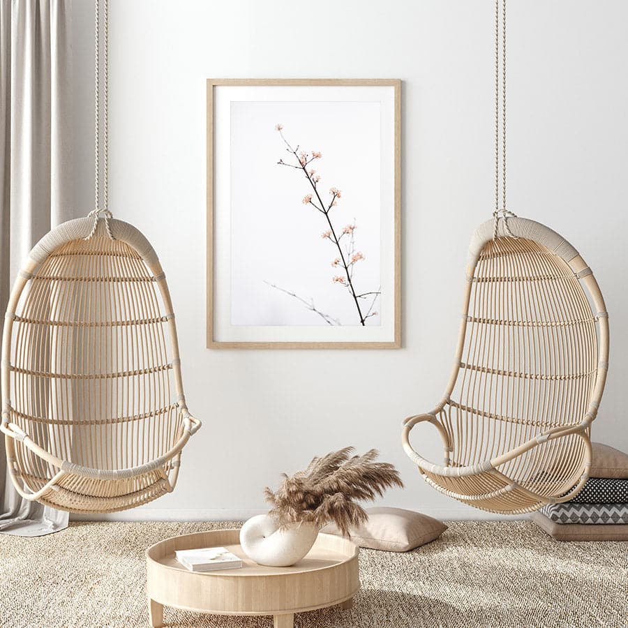 Twig with Small Flowers by Studio Scandi III