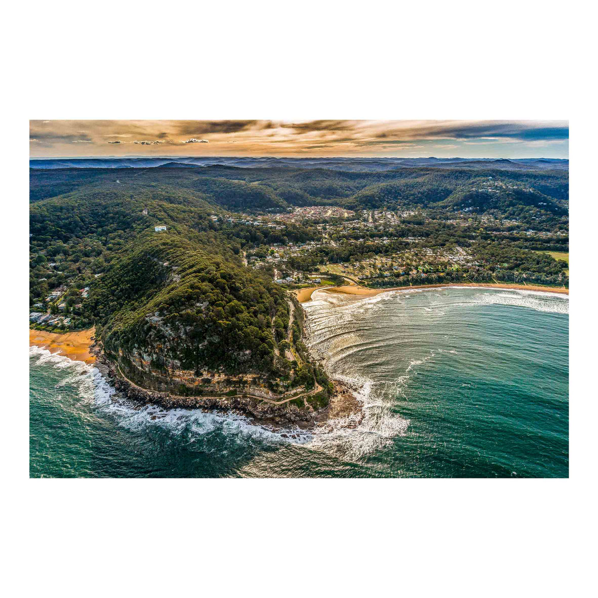 Umina Headland Aerial Shot 2 by Andrew Smith