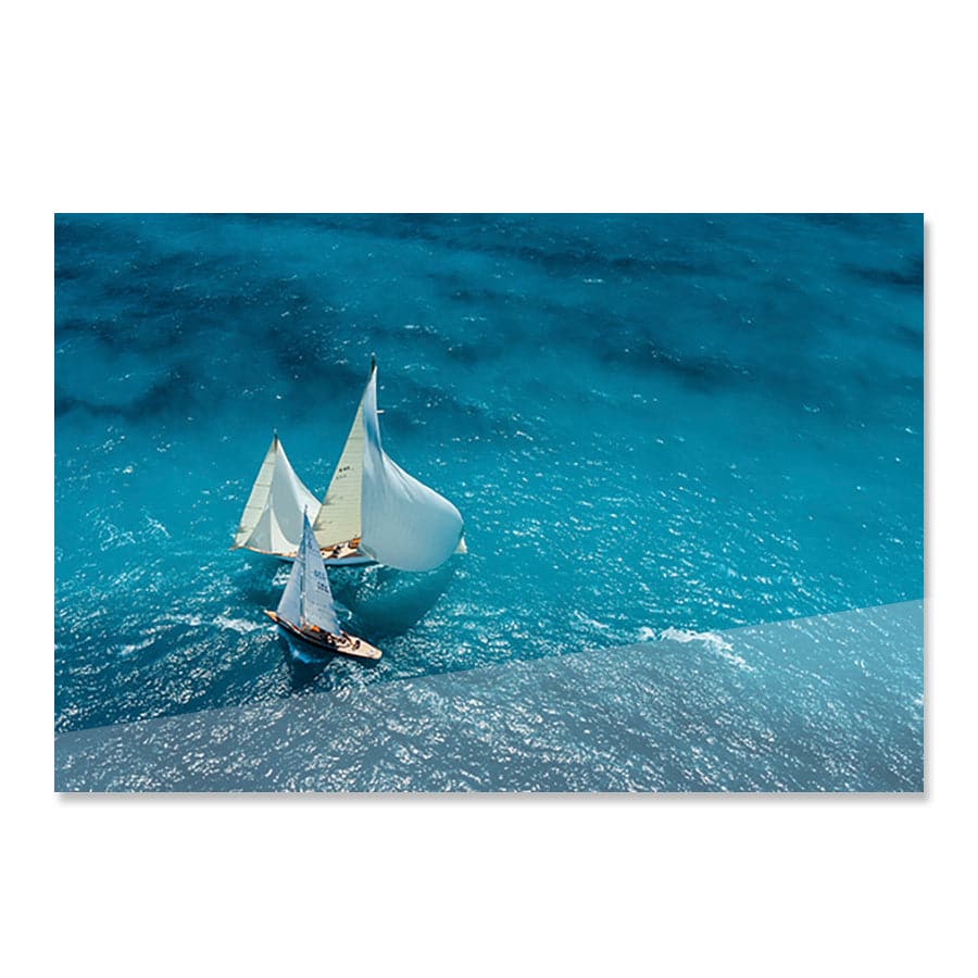 Croisement Bleu by Marc Polissier