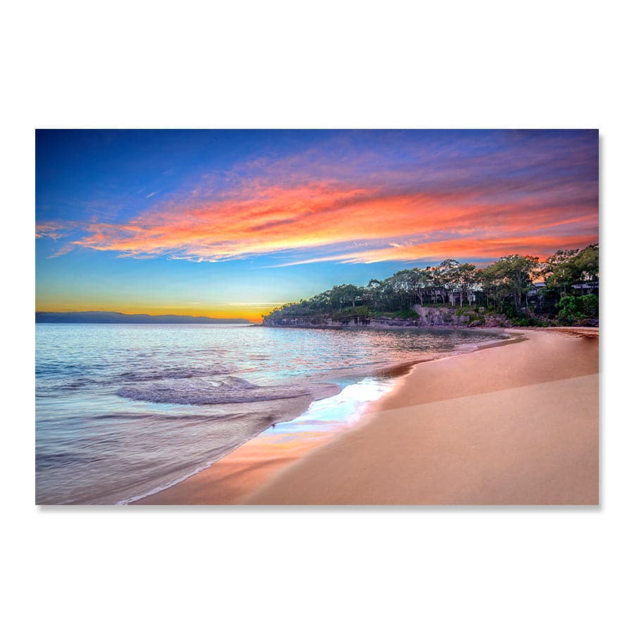 Pearl Beach Fiery Sunrise by Ramin Far Azin