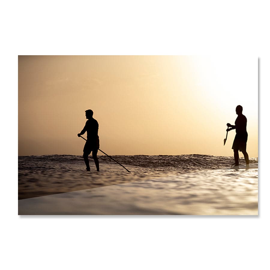 Paddle-boarding Sunset by Stuart McAndrew