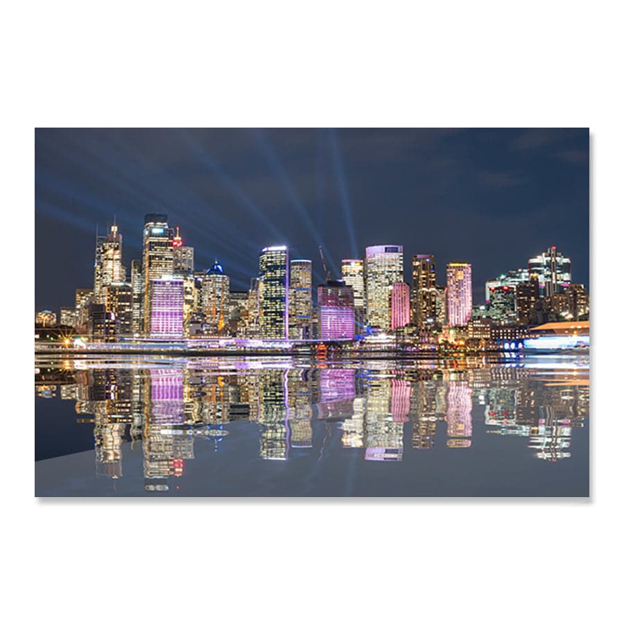 Sydney Skyline Reflection by Stu Elwin