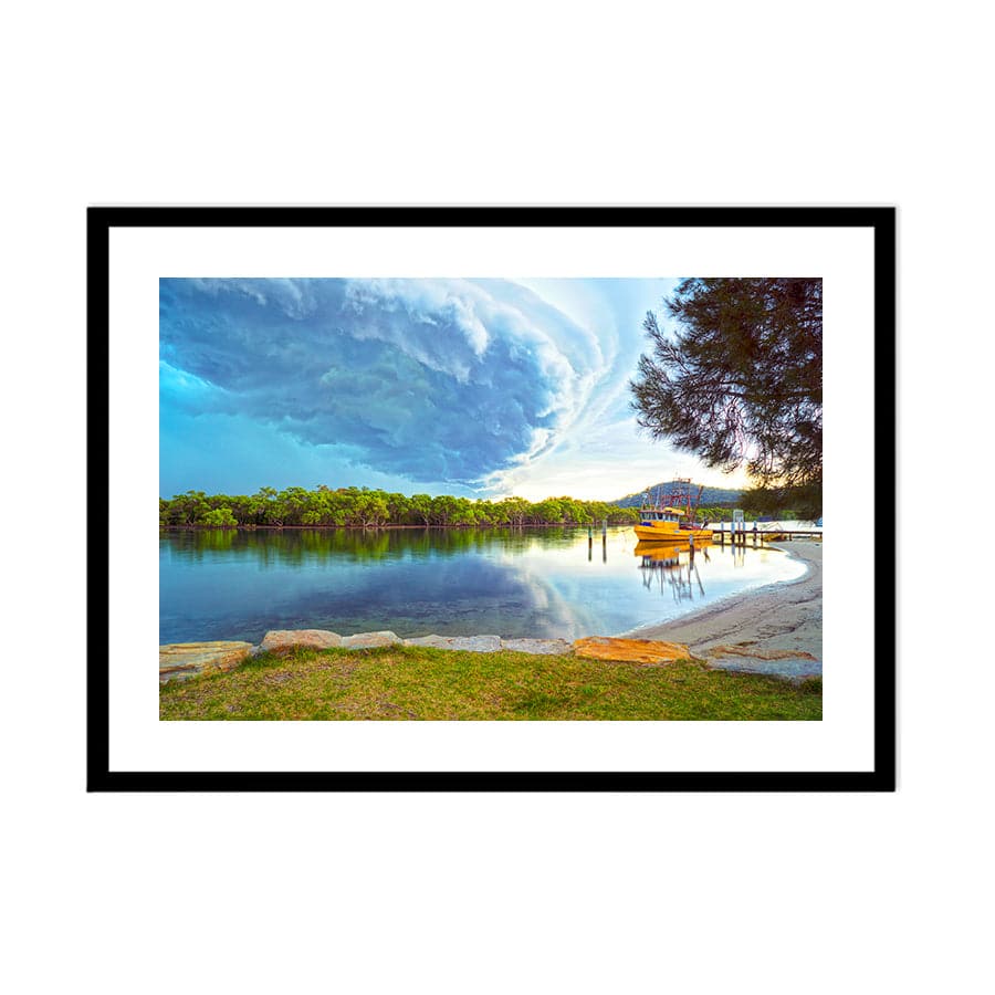 Storm Cloud Over Woy Woy by Donna Far Azin
