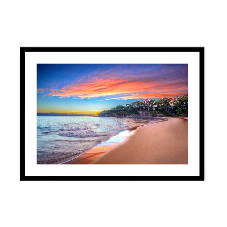 Pearl Beach Fiery Sunrise by Ramin Far Azin