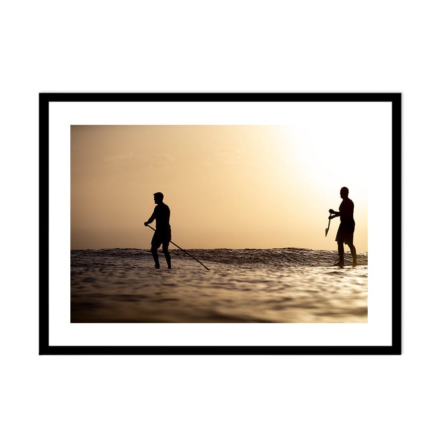 Paddle-boarding Sunset by Stuart McAndrew
