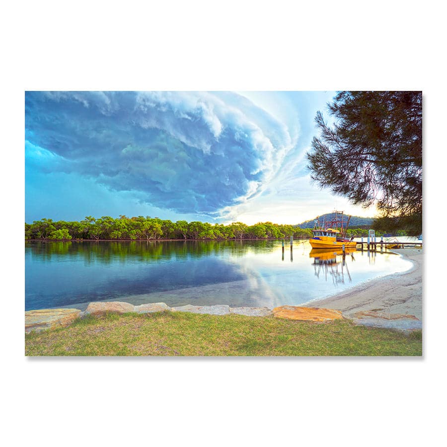 Storm Cloud Over Woy Woy by Donna Far Azin