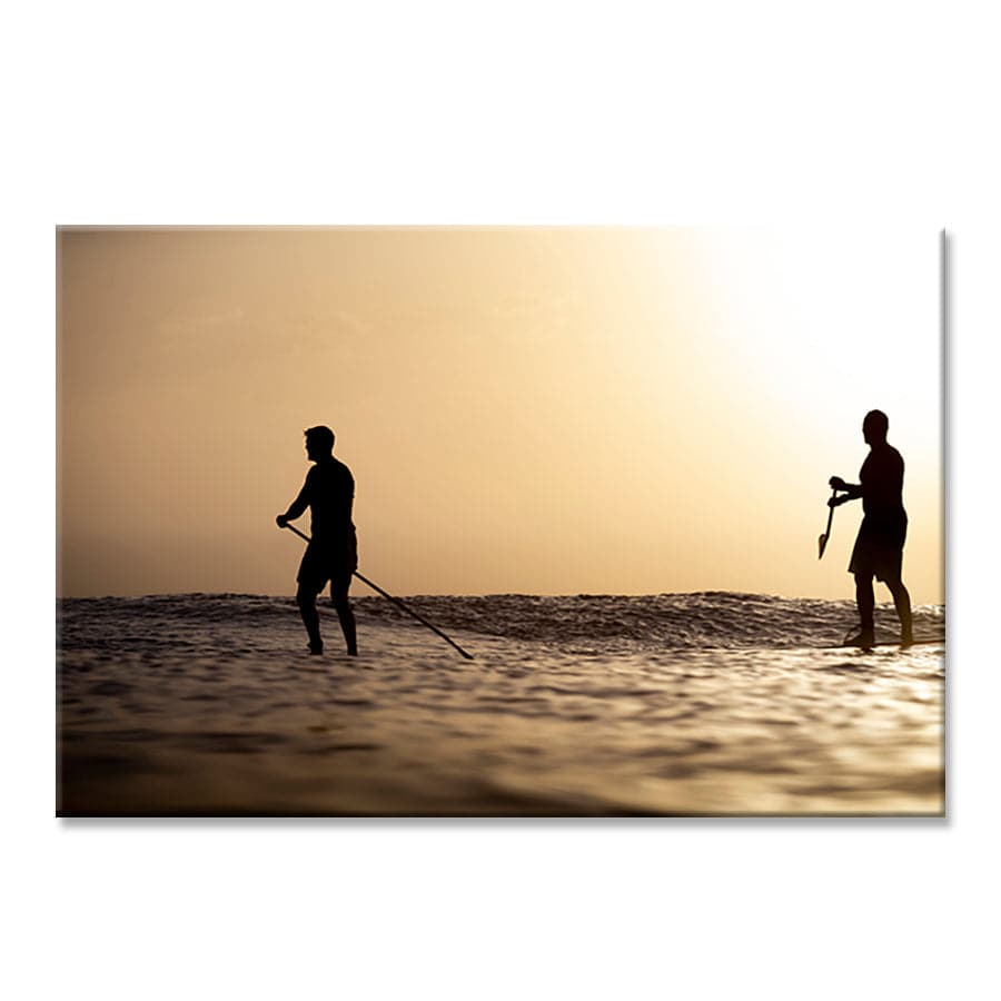 Paddle-boarding Sunset by Stuart McAndrew