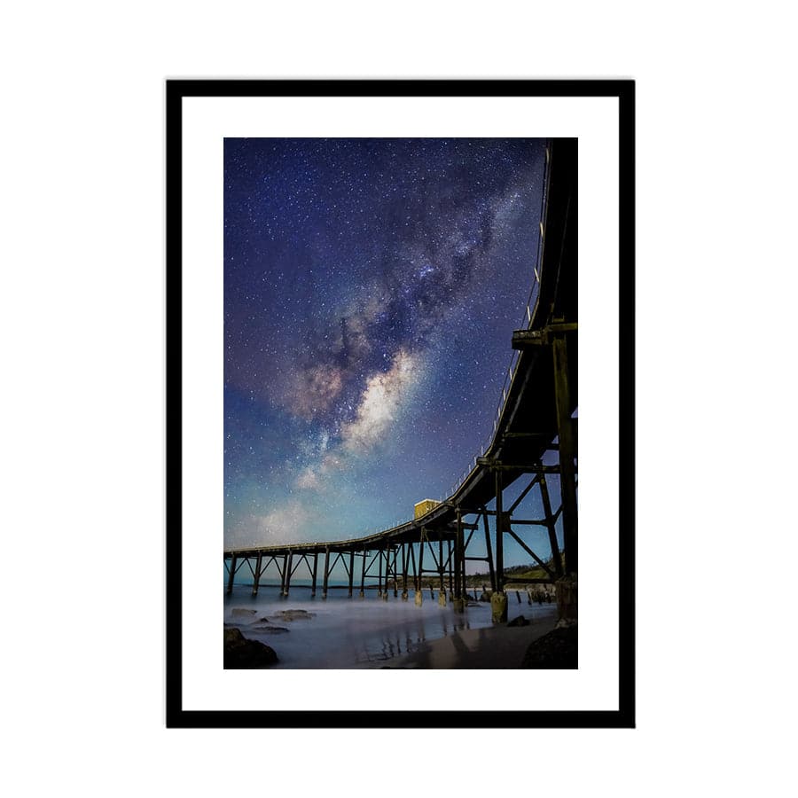 Catherine Hill Bay Underneath the Stars by David Magro