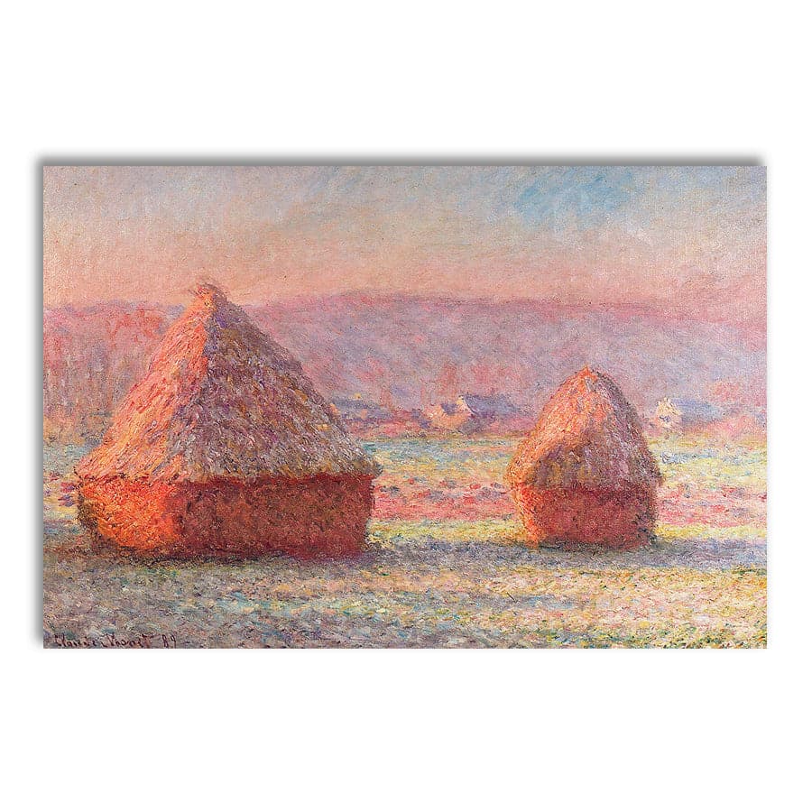 White Frost Sunrise by Claude Monet