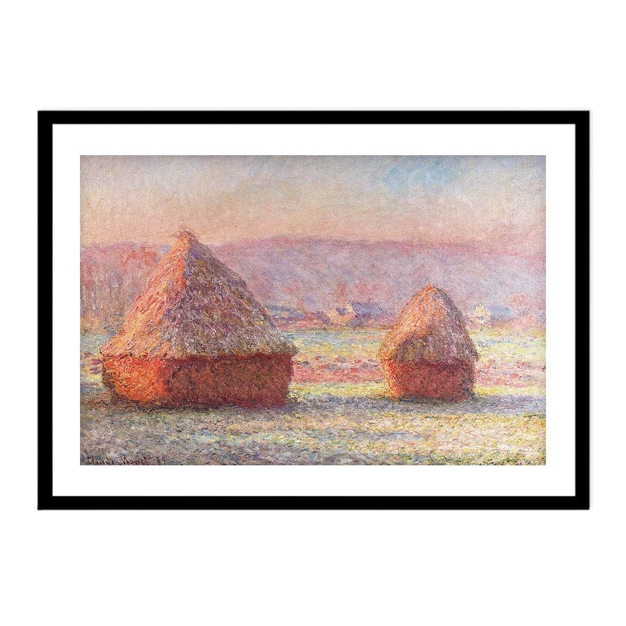 White Frost Sunrise by Claude Monet