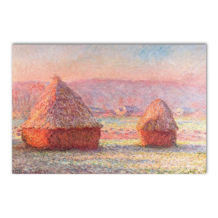 White Frost Sunrise by Claude Monet