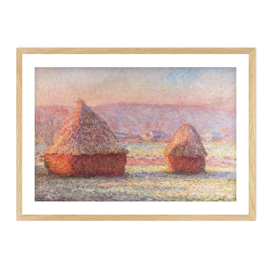 White Frost Sunrise by Claude Monet