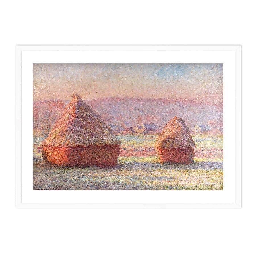 White Frost Sunrise by Claude Monet