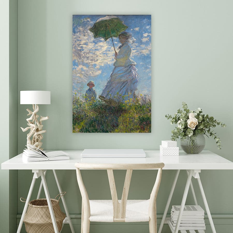 Woman with a Parasol by Claude Monet