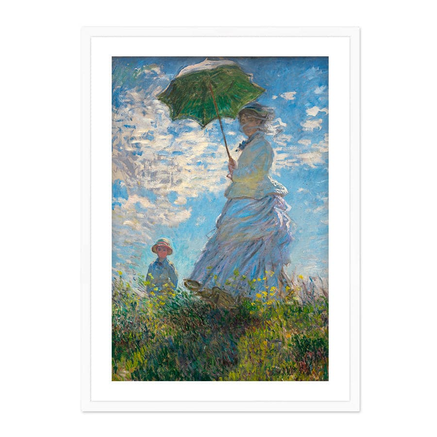 Woman with a Parasol by Claude Monet