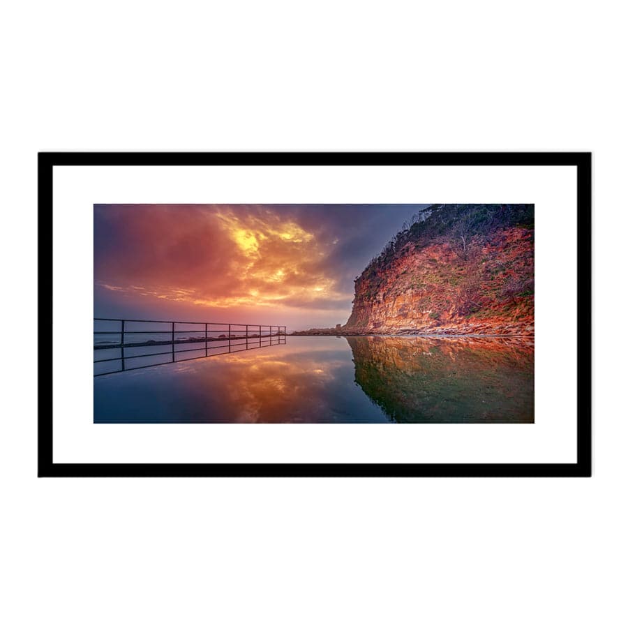 Fiery Macmasters Beach by TC Nguyen