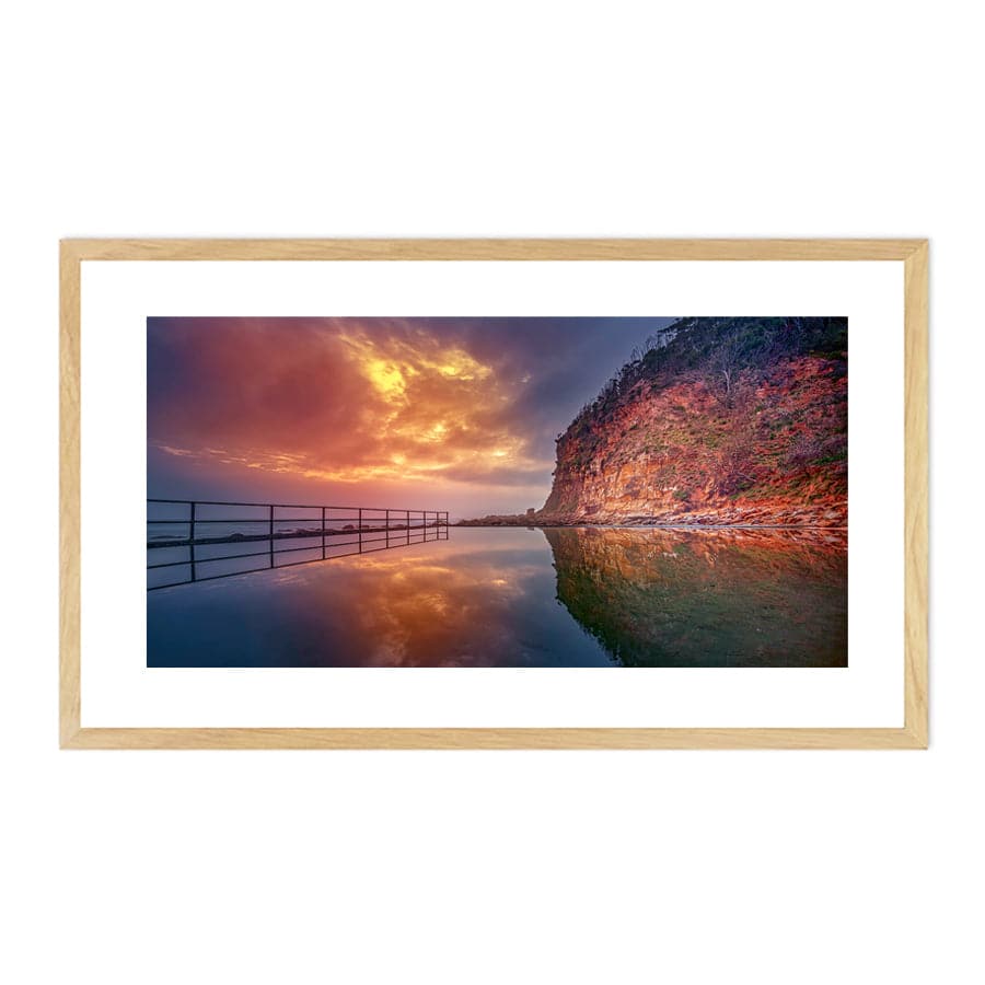 Fiery Macmasters Beach by TC Nguyen