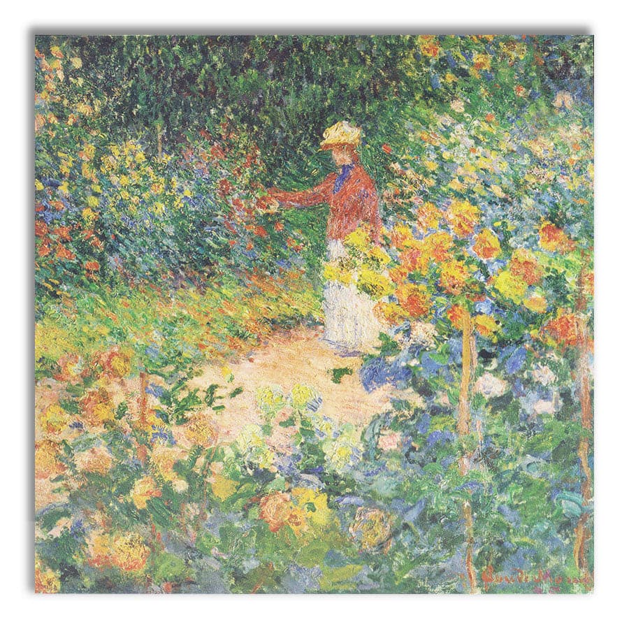 Garden at Giverny by Claude Monet
