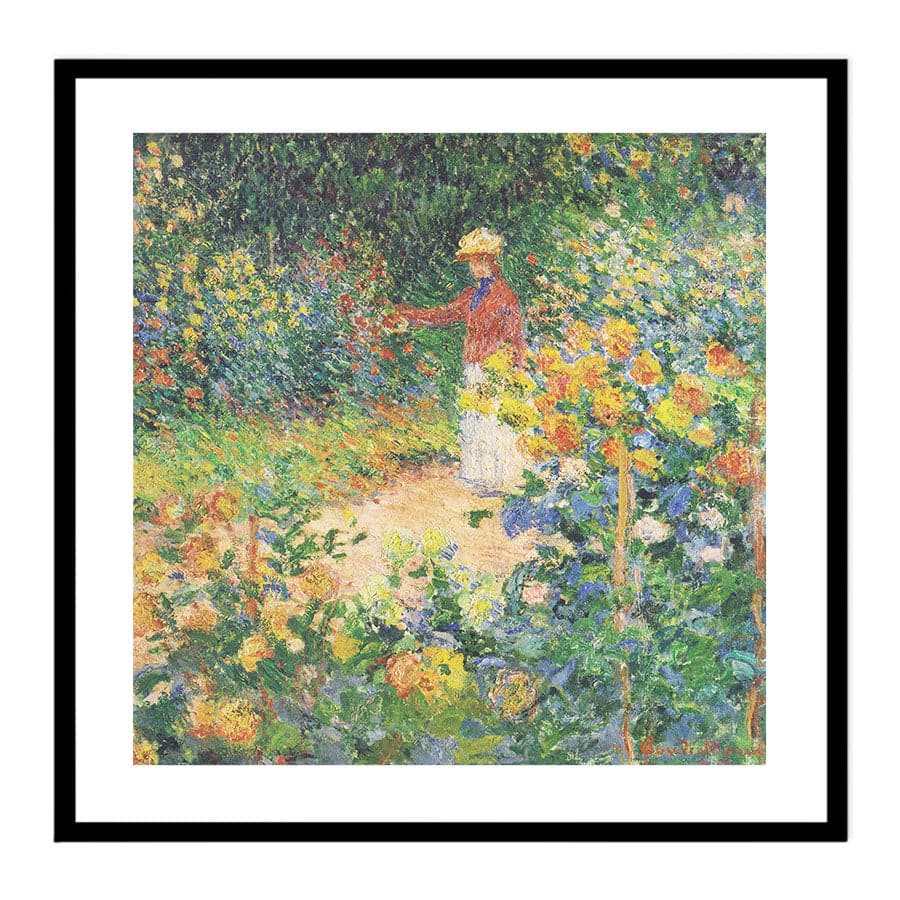 Garden at Giverny by Claude Monet