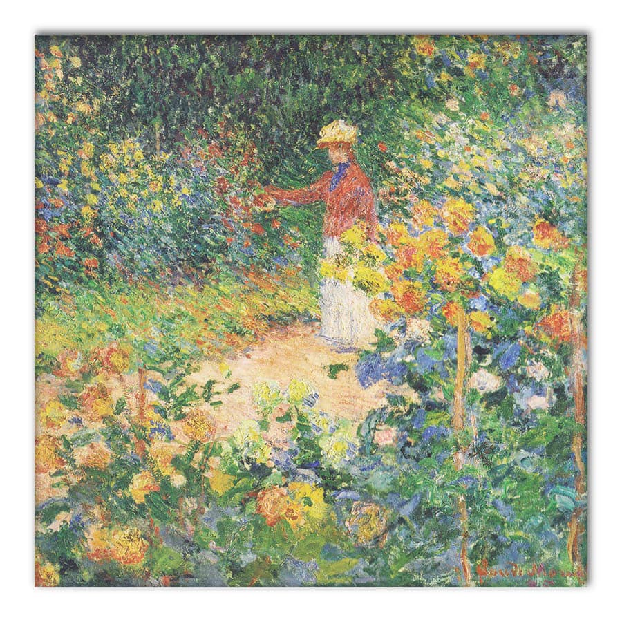 Garden at Giverny by Claude Monet