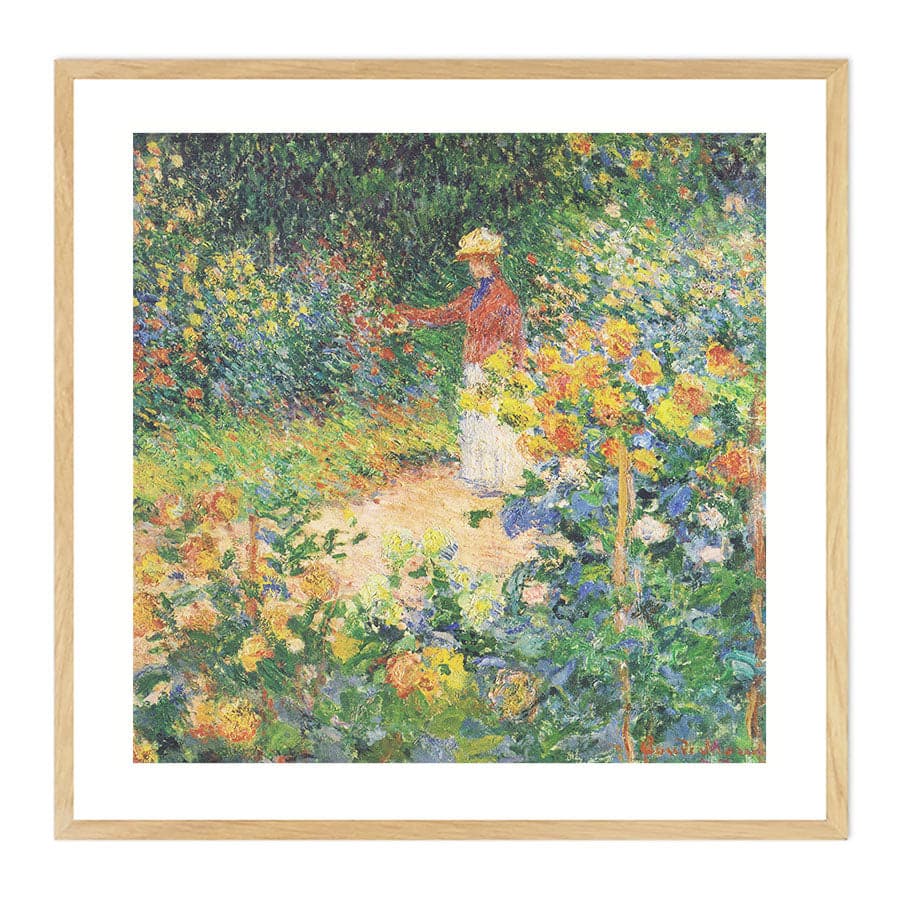Garden at Giverny by Claude Monet