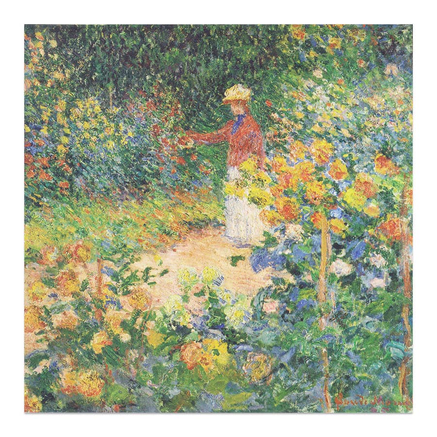 Garden at Giverny by Claude Monet