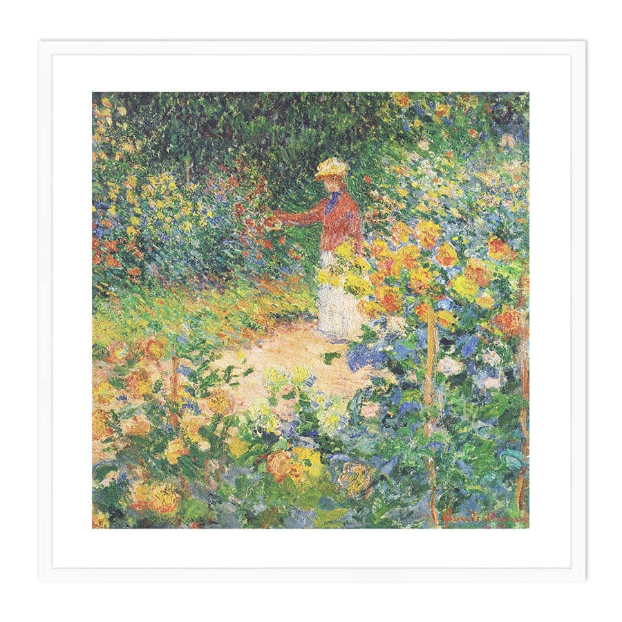 Garden at Giverny by Claude Monet