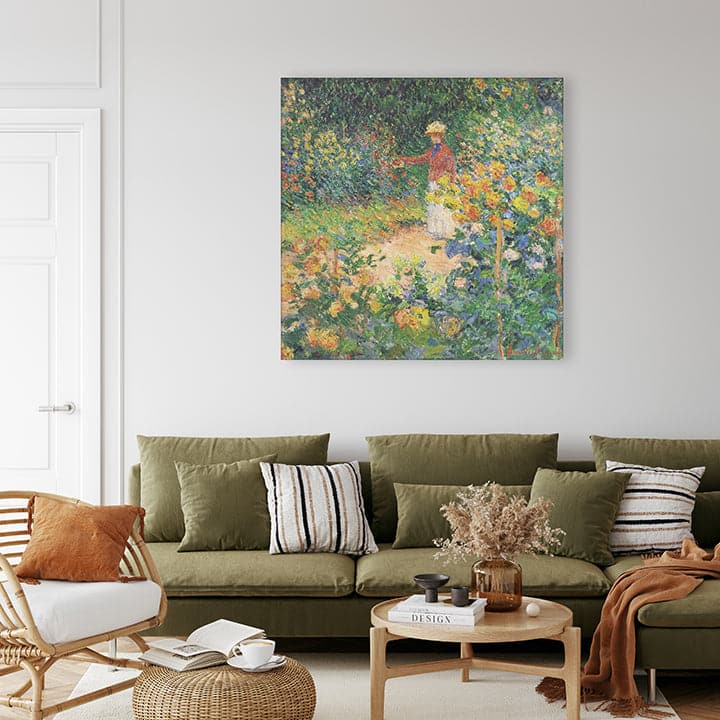 Garden at Giverny by Claude Monet