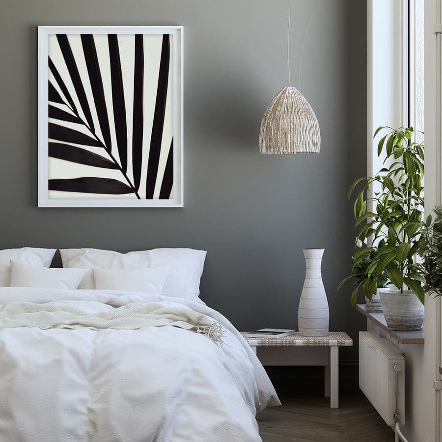 Graphic Palm Leaf I by Studio Scandi II